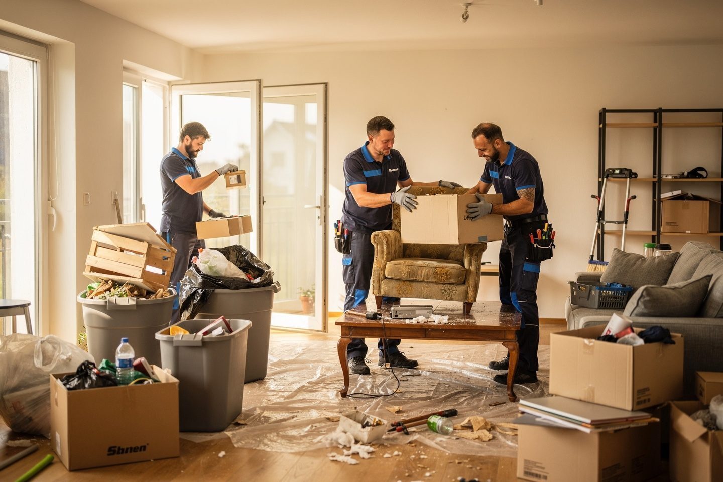 Entr&uuml;mpelung & Haushaltsaufl&ouml;sung M&ouml;ssingen - ↗️Dorsch Handwerker-Dienstleistungen: ✓Fliesenleger, Fensterbau & Haust&uuml;ren, Maler & Trockenbauarbeiten, Bodenverlegung & Innenausbau